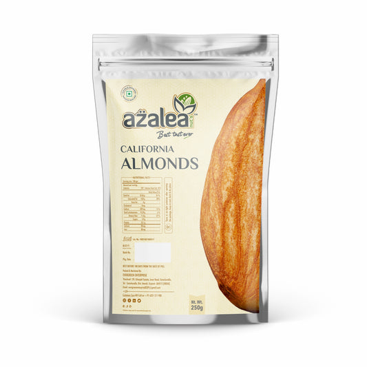 Azalea Nuts Premium California Almonds - badam - 250gm